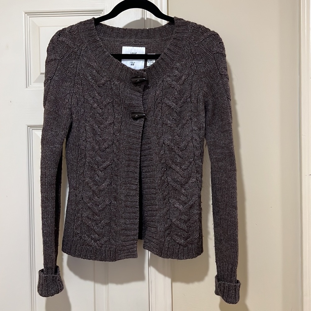 H&M Women’s Wool Cardigan Sweater Size: Med